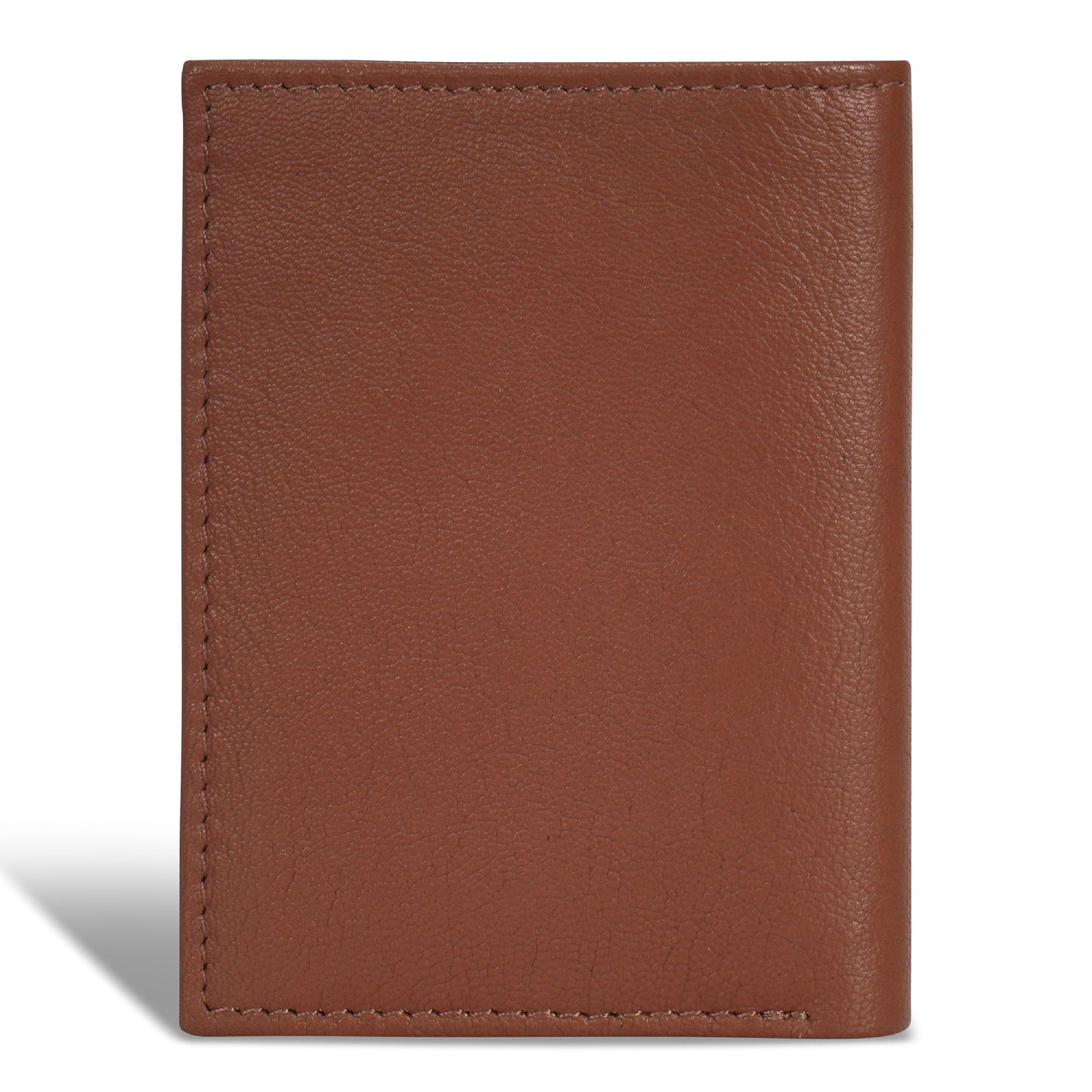Onyx / Leather Vertical Slim Wallet