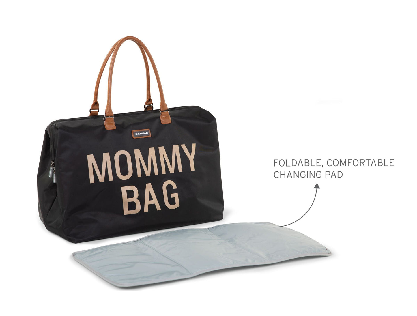 ALWAYS READY BLACK MOMMY DIAPER BAG