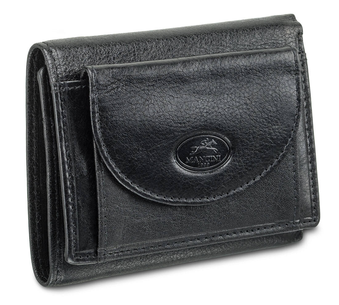 MANCINI LEATHER WALLET TRIFOLD EQUESTRIAN COLLECTION Wallet.