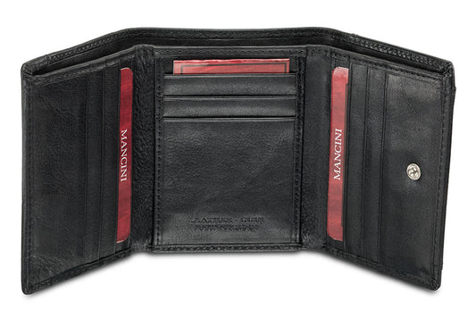 MANCINI LEATHER WALLET TRIFOLD EQUESTRIAN COLLECTION Wallet.