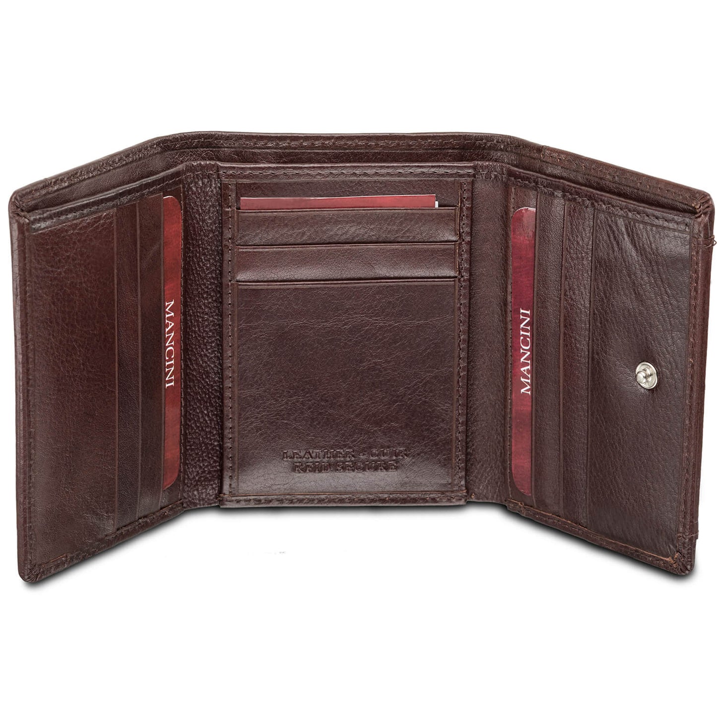 MANCINI LEATHER WALLET TRIFOLD EQUESTRIAN COLLECTION Wallet.