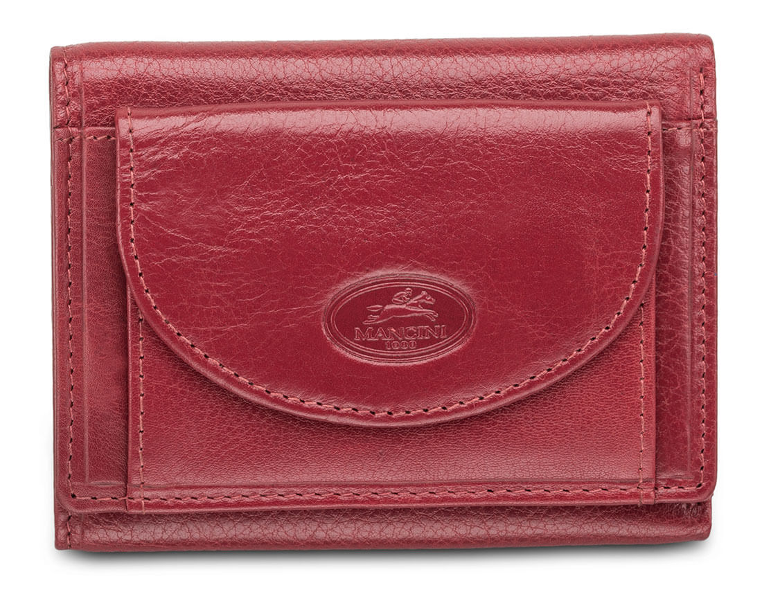 MANCINI LEATHER WALLET TRIFOLD EQUESTRIAN COLLECTION Wallet.