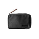 LEATHER RFID ZIP CASE WALLET / BLACK