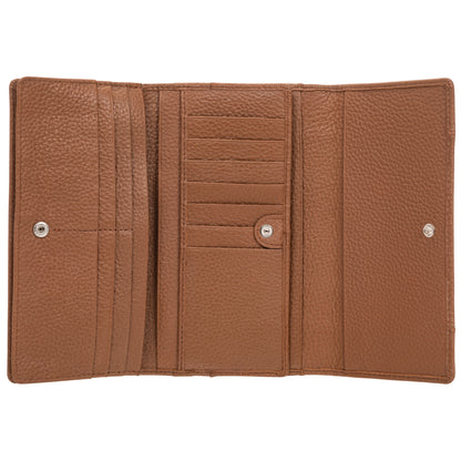 MANCINI LEATHER WALLET TRIFOLD PEBBLED COLLECTION Wallet.