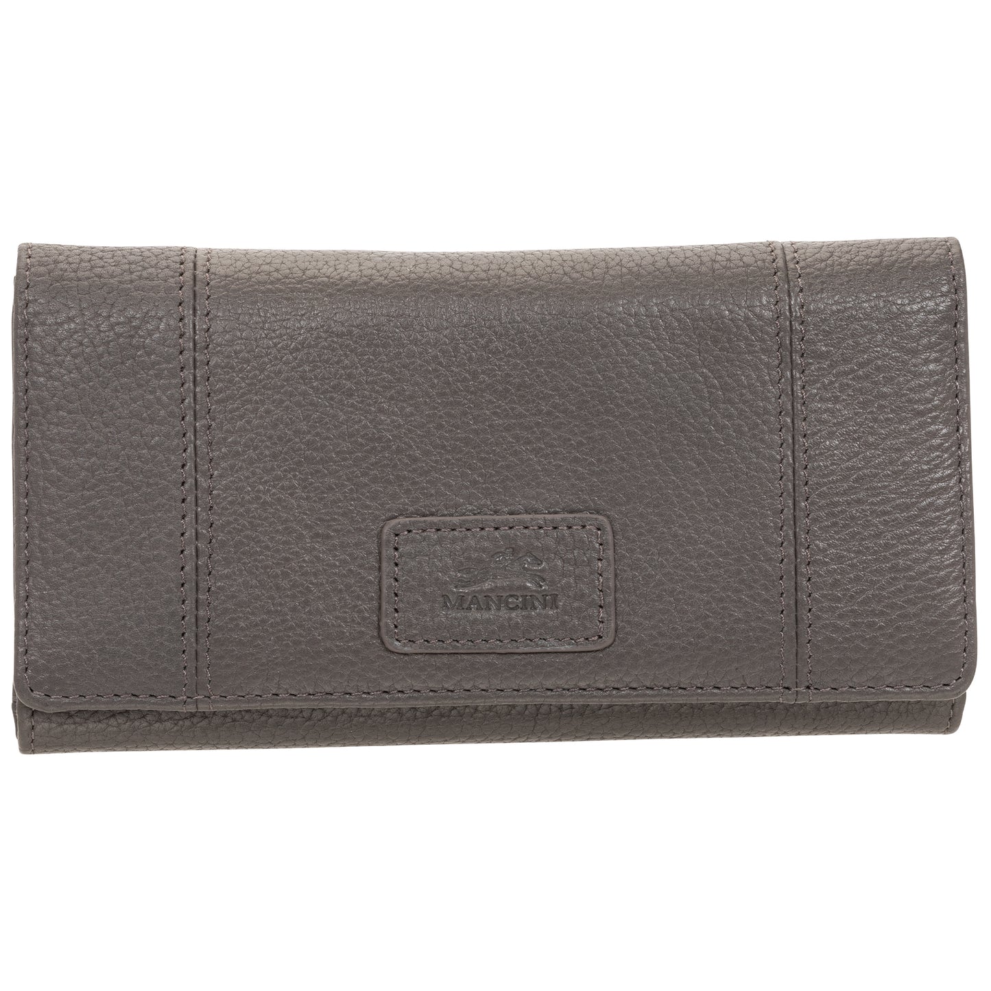 MANCINI LEATHER WALLET TRIFOLD PEBBLED COLLECTION Wallet.