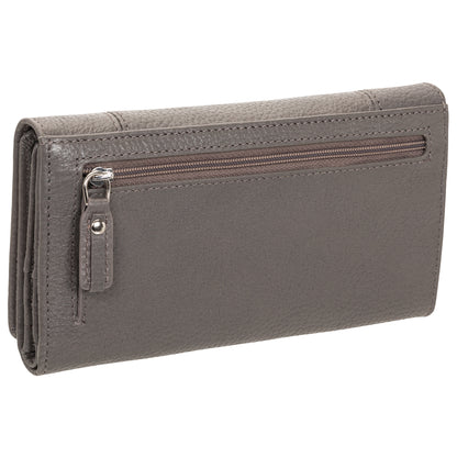 MANCINI LEATHER WALLET TRIFOLD PEBBLED COLLECTION Wallet.