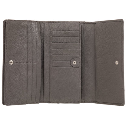 MANCINI LEATHER WALLET TRIFOLD PEBBLED COLLECTION Wallet.