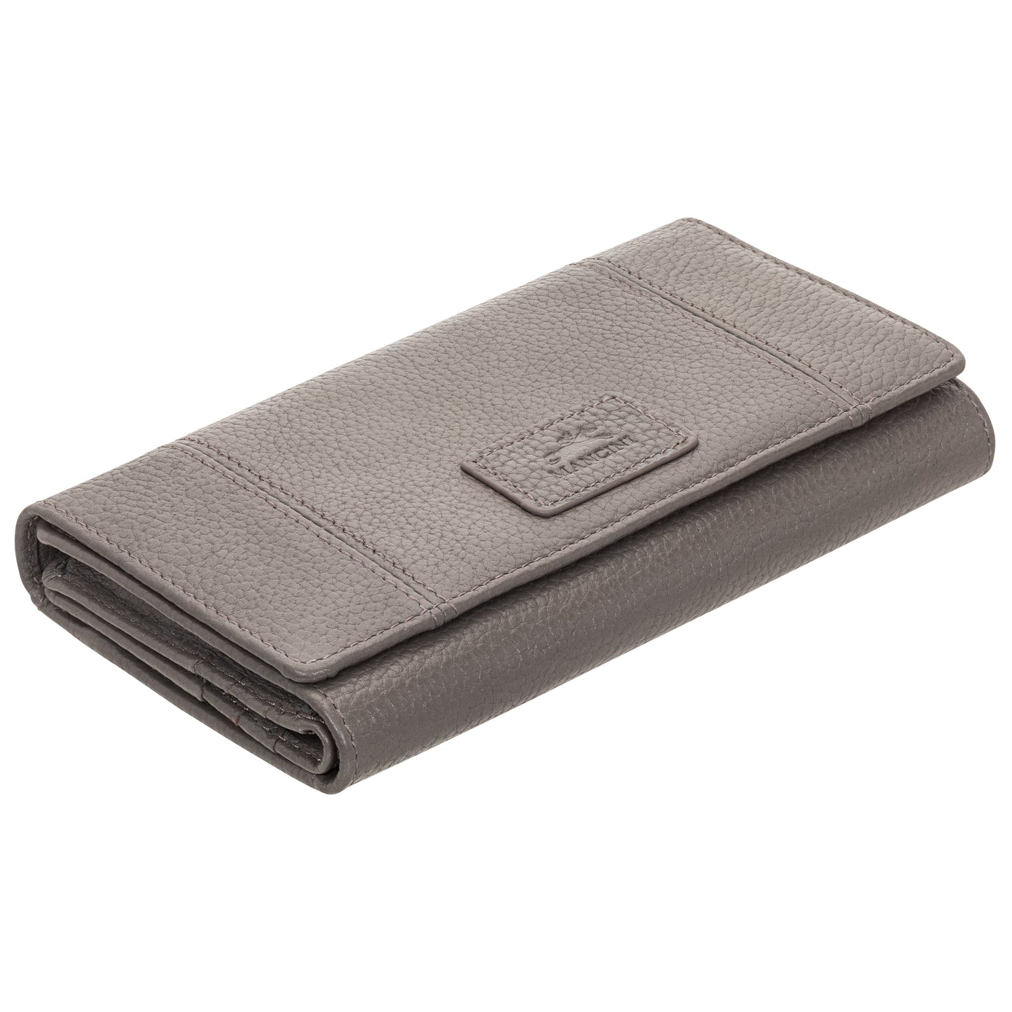 MANCINI LEATHER WALLET TRIFOLD PEBBLED COLLECTION Wallet.