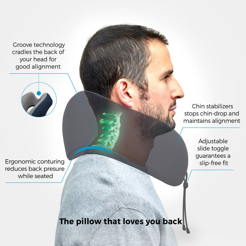 Travelon Transit Premium Travel Neck Pillow 5