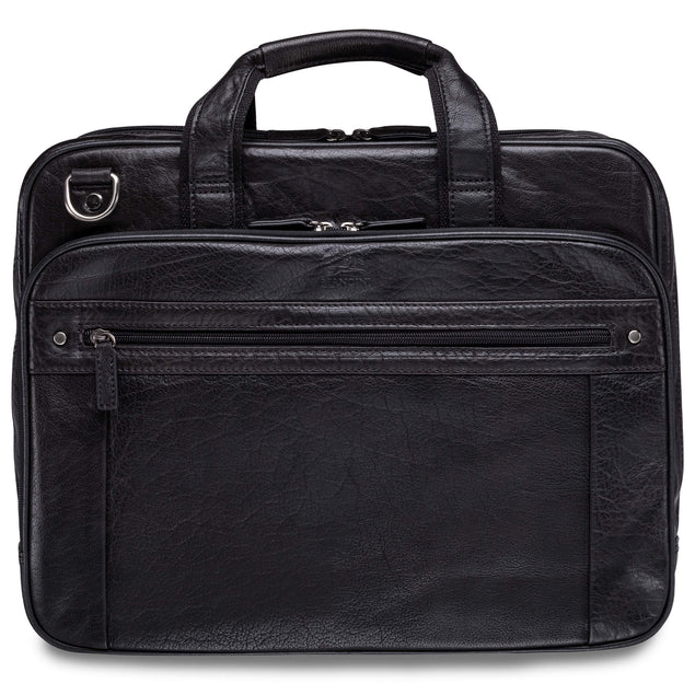 Mancini Buffalo Double Compartment Briefcase (Arizona Edition)