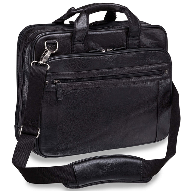 Mancini Buffalo Double Compartment Briefcase (Arizona Edition)