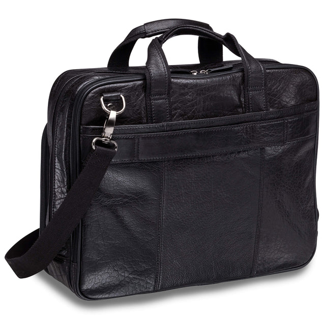 MANCINI BUFFALO DOUBLE COMPARTMENT BRIEFCASE (Arizona Collection)