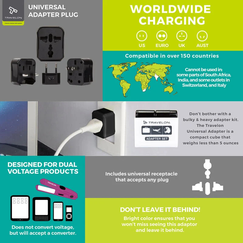 TRAVELON UNIVERSAL ADAPTER