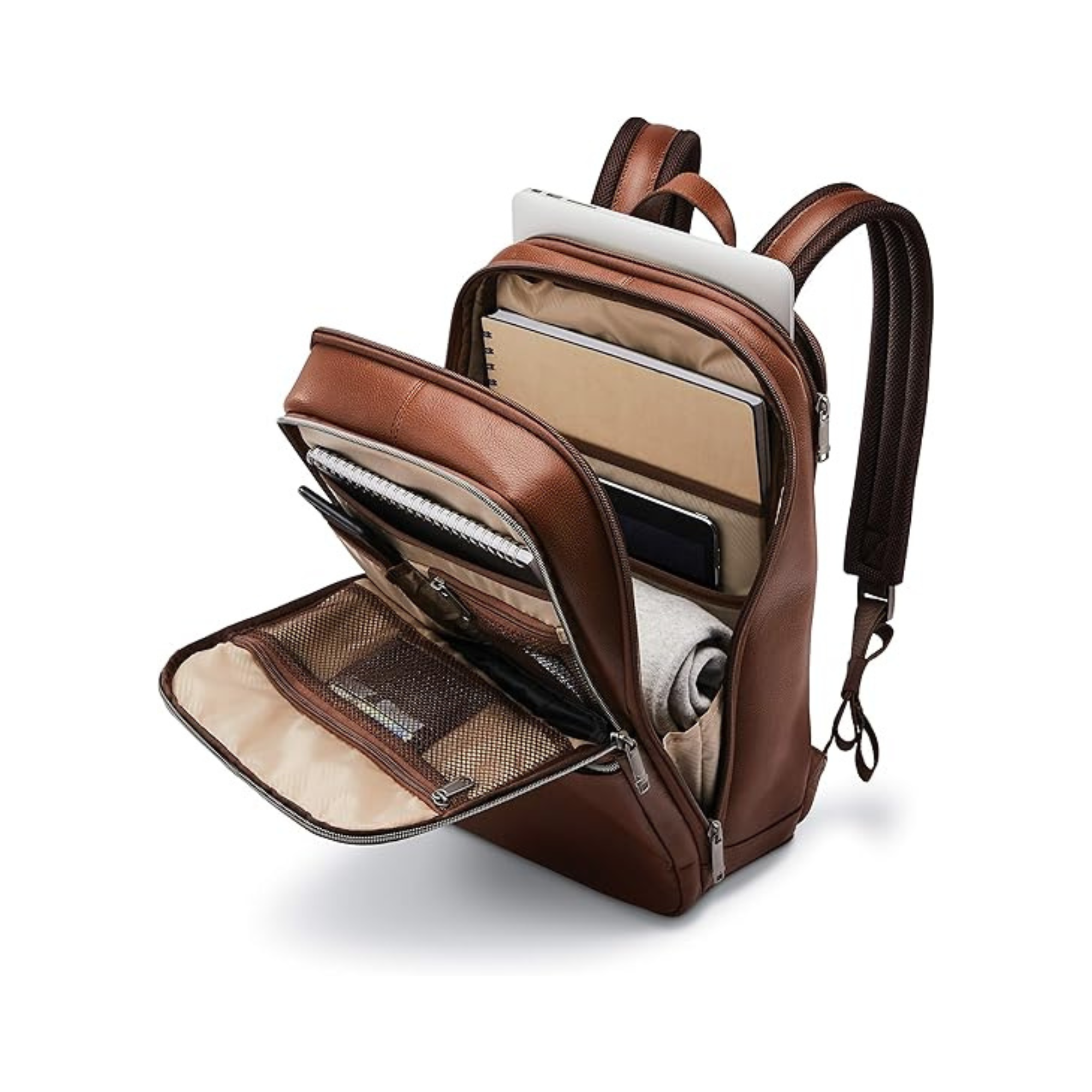 Samsonite Classic Leather Slim Backpack