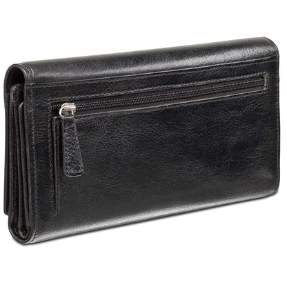 MANCINI LEATHER TRI-FOLD WALLET EQUESTRIAN COLLECTION Wallet.