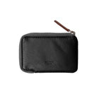 LEATHER RFID ZIP CASE WALLET / BLACK