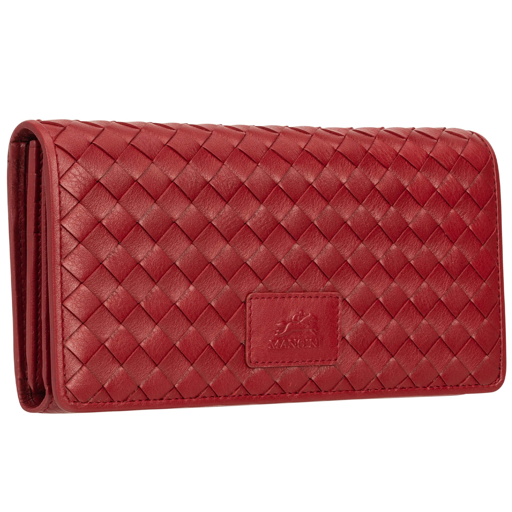 MANCINI LEATHER WALLET TRIFOLD PANIER TISSÉ COLLECTION Wallet.