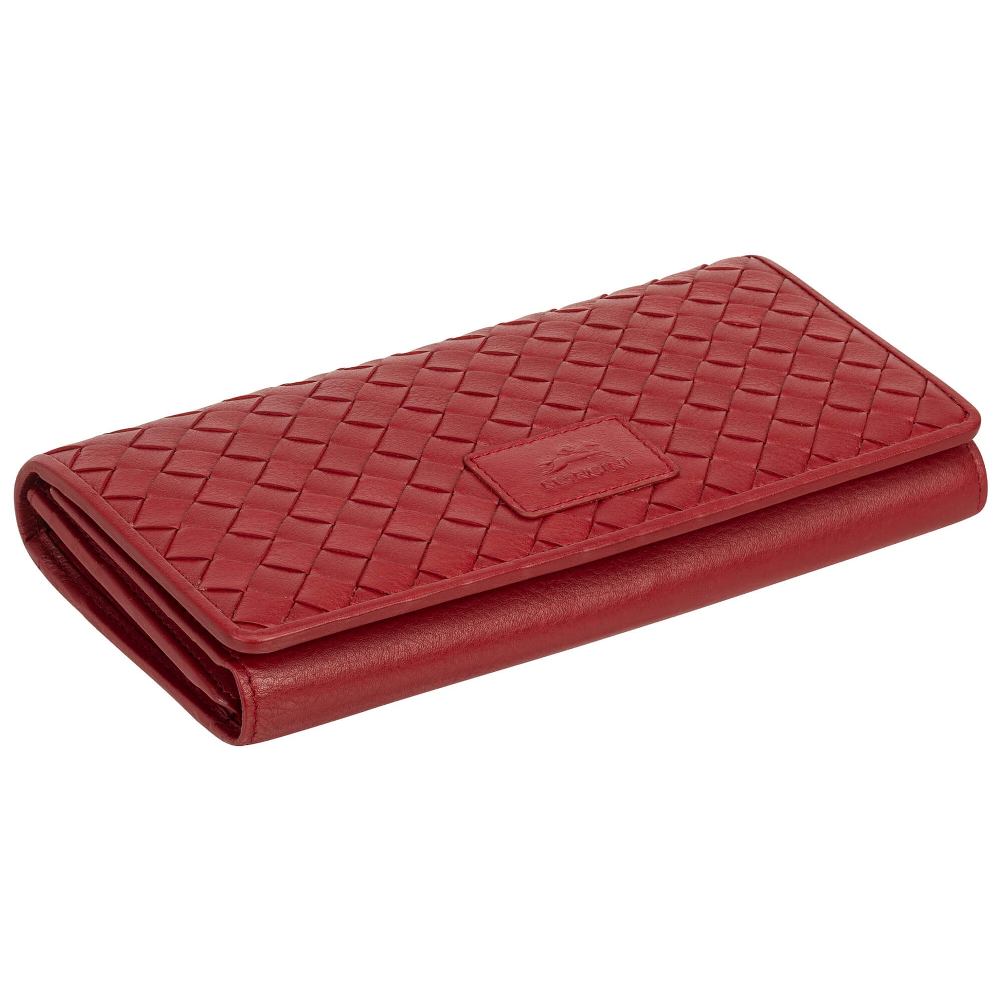 MANCINI LEATHER WALLET TRIFOLD PANIER TISSÉ COLLECTION Wallet.