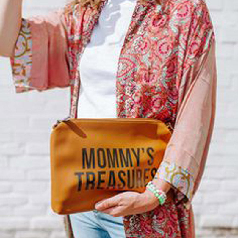 MOMMY'S TREASURES LEATHER LOOK BROWN MOMMY BAG®