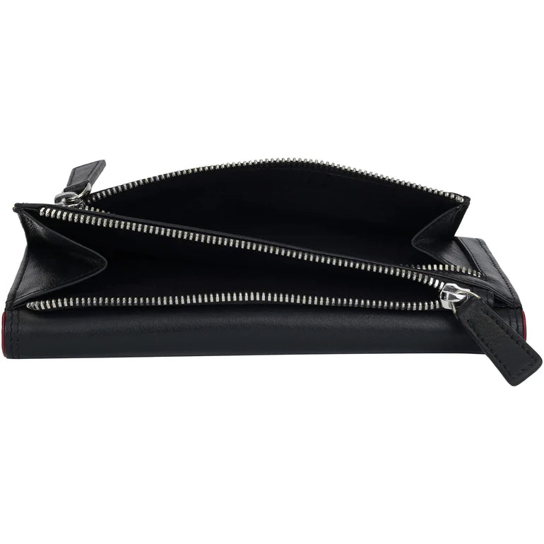 MANCINI LEATHER MEDIUM CLUTCH WALLET SONOMA COLLECTION