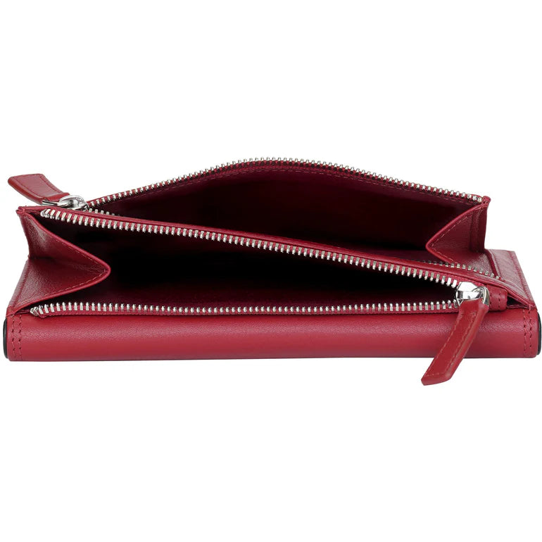 MANCINI LEATHER MEDIUM CLUTCH WALLET SONOMA COLLECTION