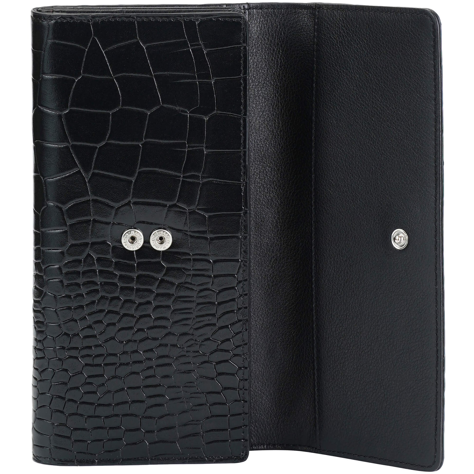 MANCINI LEATHER QUAD-FOLD WALLET CROCO-2 COLLECTION Wallet.