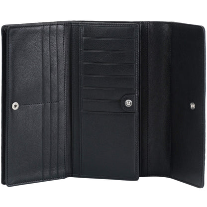 MANCINI LEATHER QUAD-FOLD WALLET CROCO-2 COLLECTION Wallet.