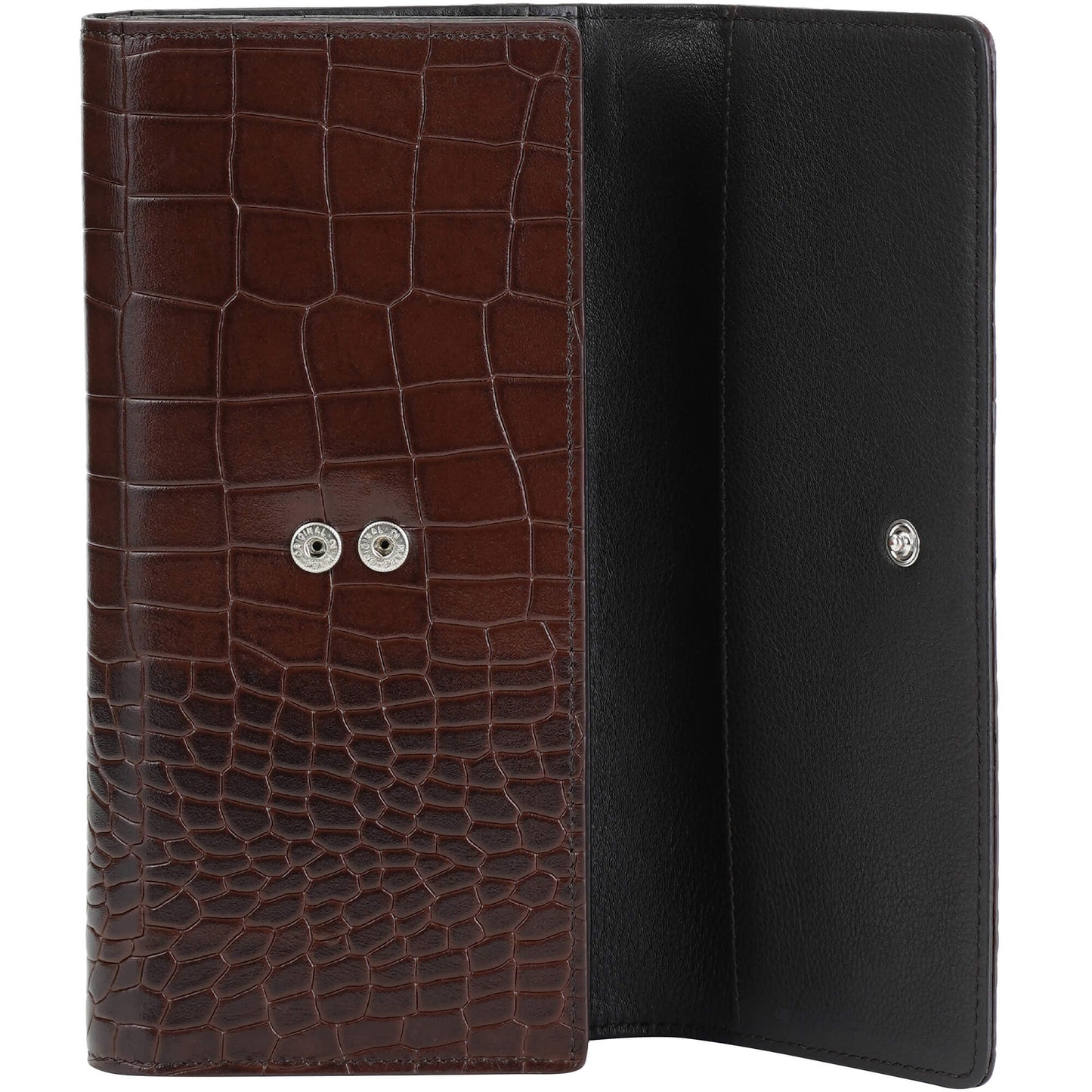 MANCINI LEATHER QUAD-FOLD WALLET CROCO-2 COLLECTION Wallet.