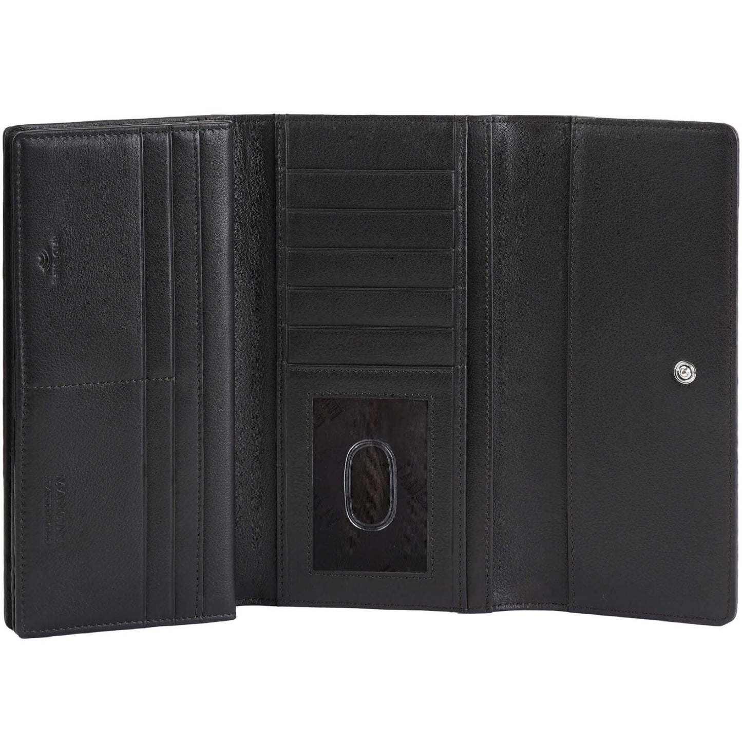 MANCINI LEATHER QUAD-FOLD WALLET CROCO-2 COLLECTION Wallet.