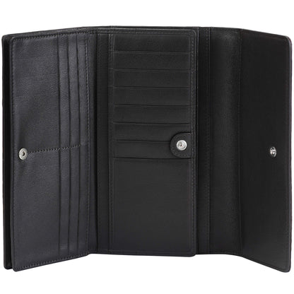 MANCINI LEATHER QUAD-FOLD WALLET CROCO-2 COLLECTION Wallet.