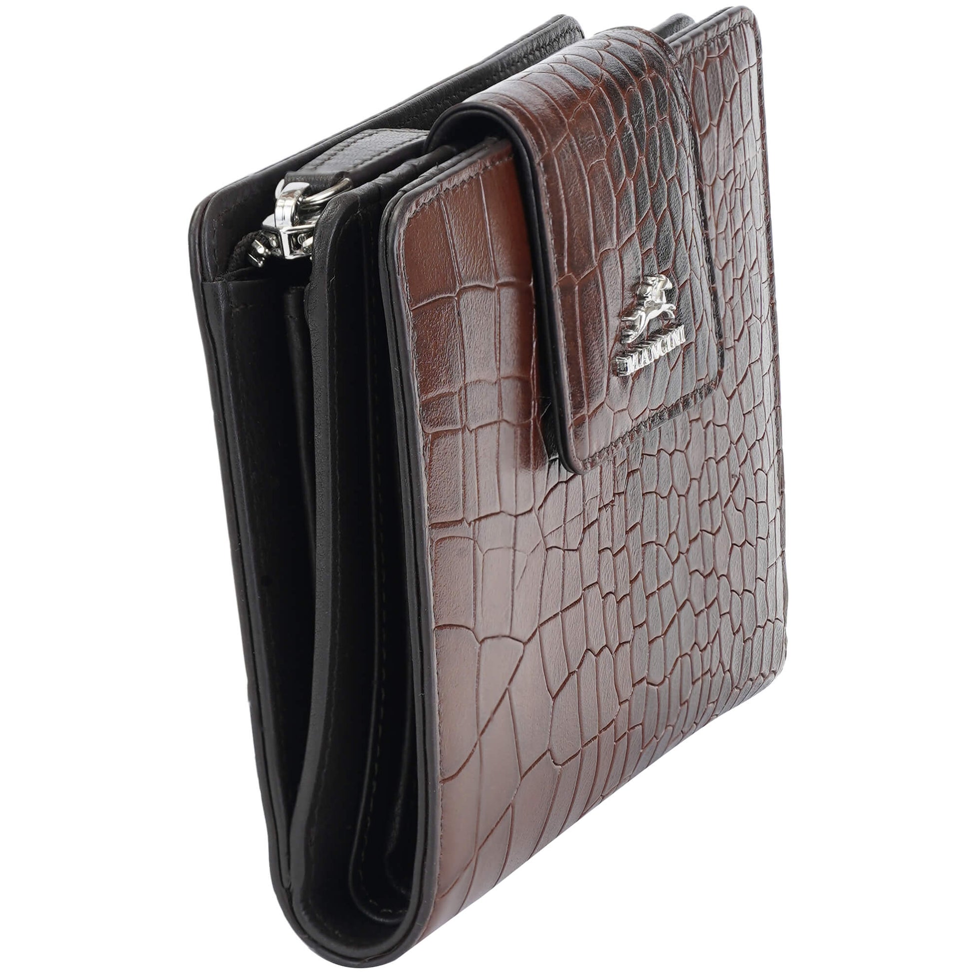 MANCINI LEATHER MEDIUM WALLET CROCO-2 COLLECTION Wallet.