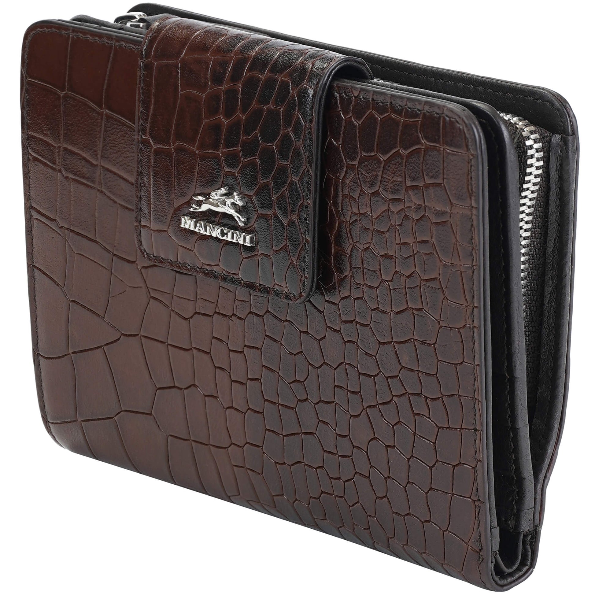 MANCINI LEATHER MEDIUM WALLET CROCO-2 COLLECTION Wallet.