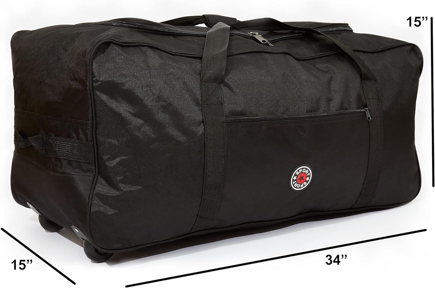 FOLDABLE DUFFLE BAG WITH WHEELS Duffle Bags.