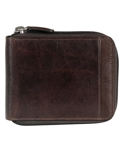 MANCINI LEATHER WALLET ZIPPERED CASABLANCA COLLECTION Wallet.