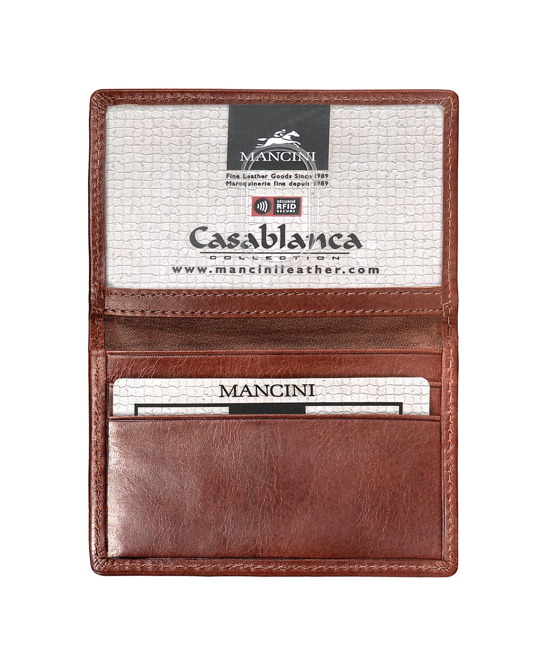 MANCINI LEATHER WALLET ZIPPERED CASABLANCA COLLECTION Wallet.