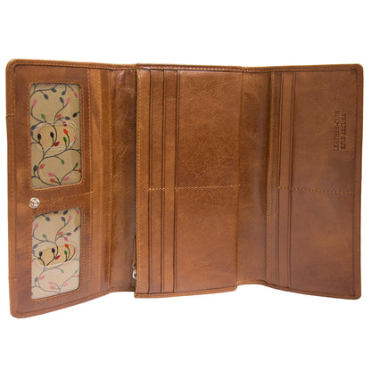 MANCINI LEATHER TRI-FOLD WALLET CASABLANCA COLLECTION Wallet.