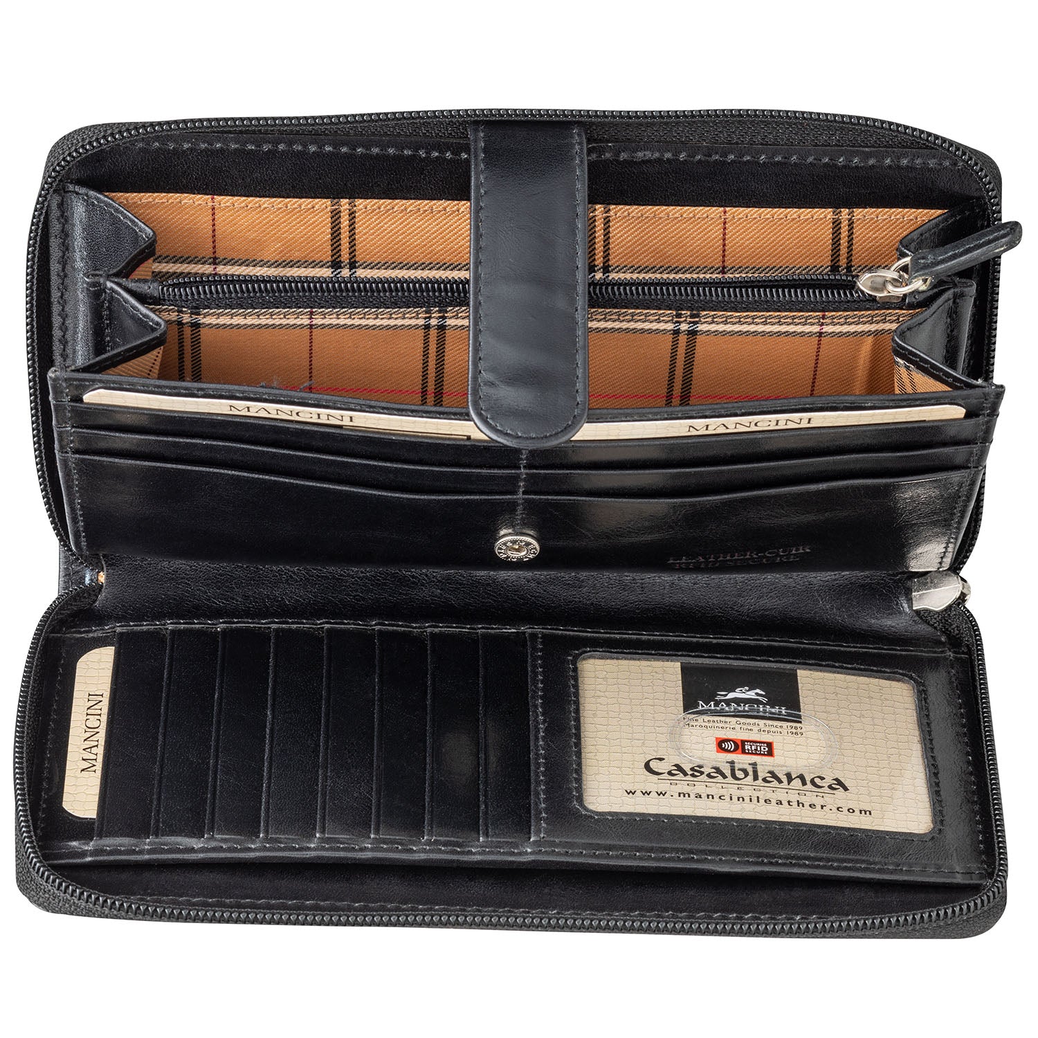 MANCINI LEATHER WALLET CASABLANCA COLLECTION Wallet.