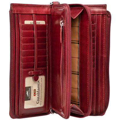 MANCINI LEATHER CLUTCH WALLET CASABLANCA COLLECTION Wallet.