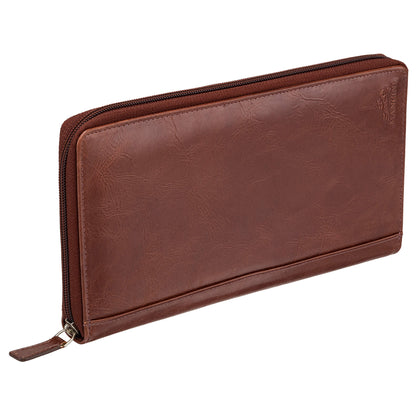 MANCINI LEATHER PASSPORT ORGANIZER CASABLANCA COLLECTION Wallet.