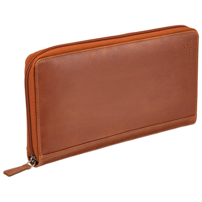 MANCINI LEATHER PASSPORT ORGANIZER CASABLANCA COLLECTION Wallet.