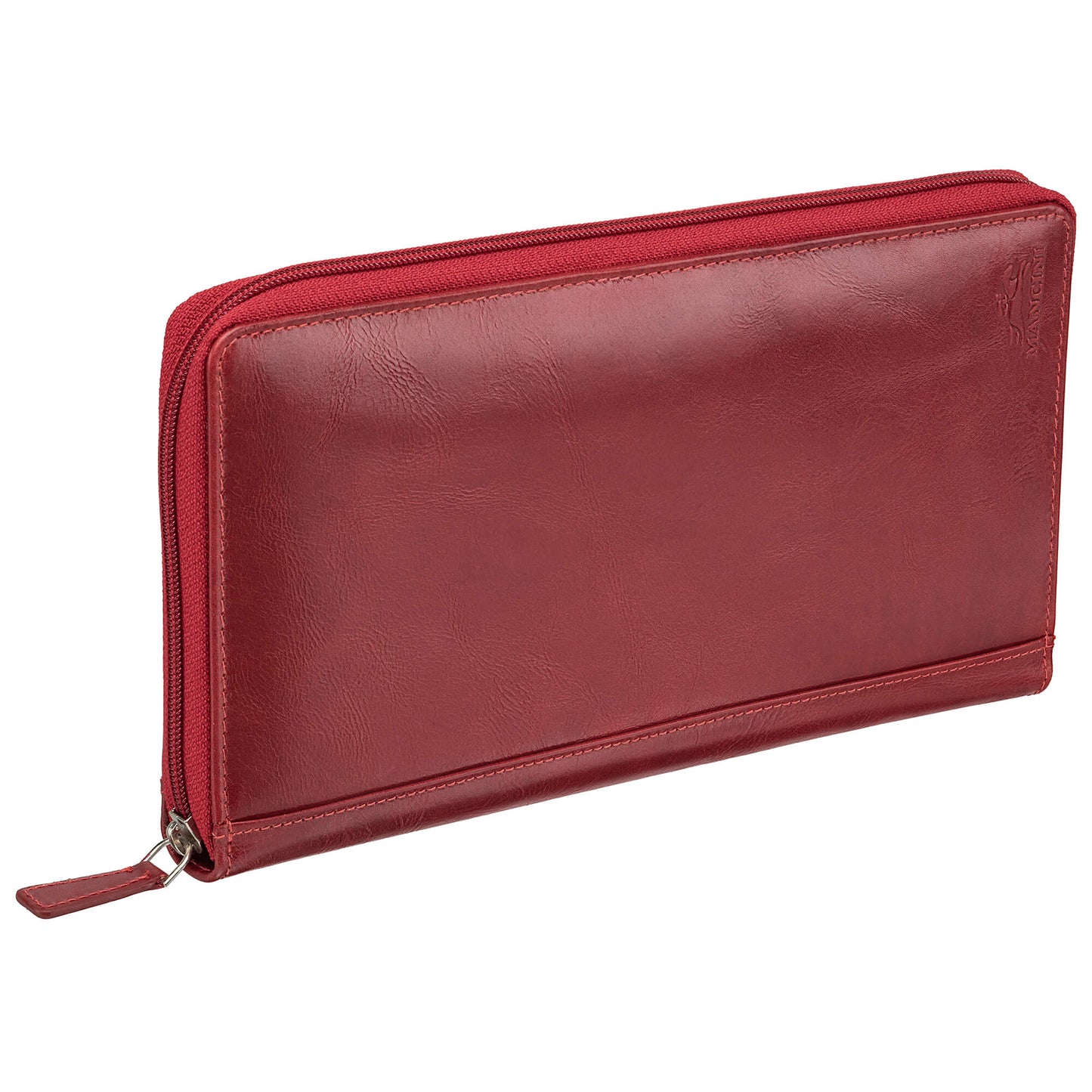 MANCINI LEATHER PASSPORT ORGANIZER CASABLANCA COLLECTION Wallet.