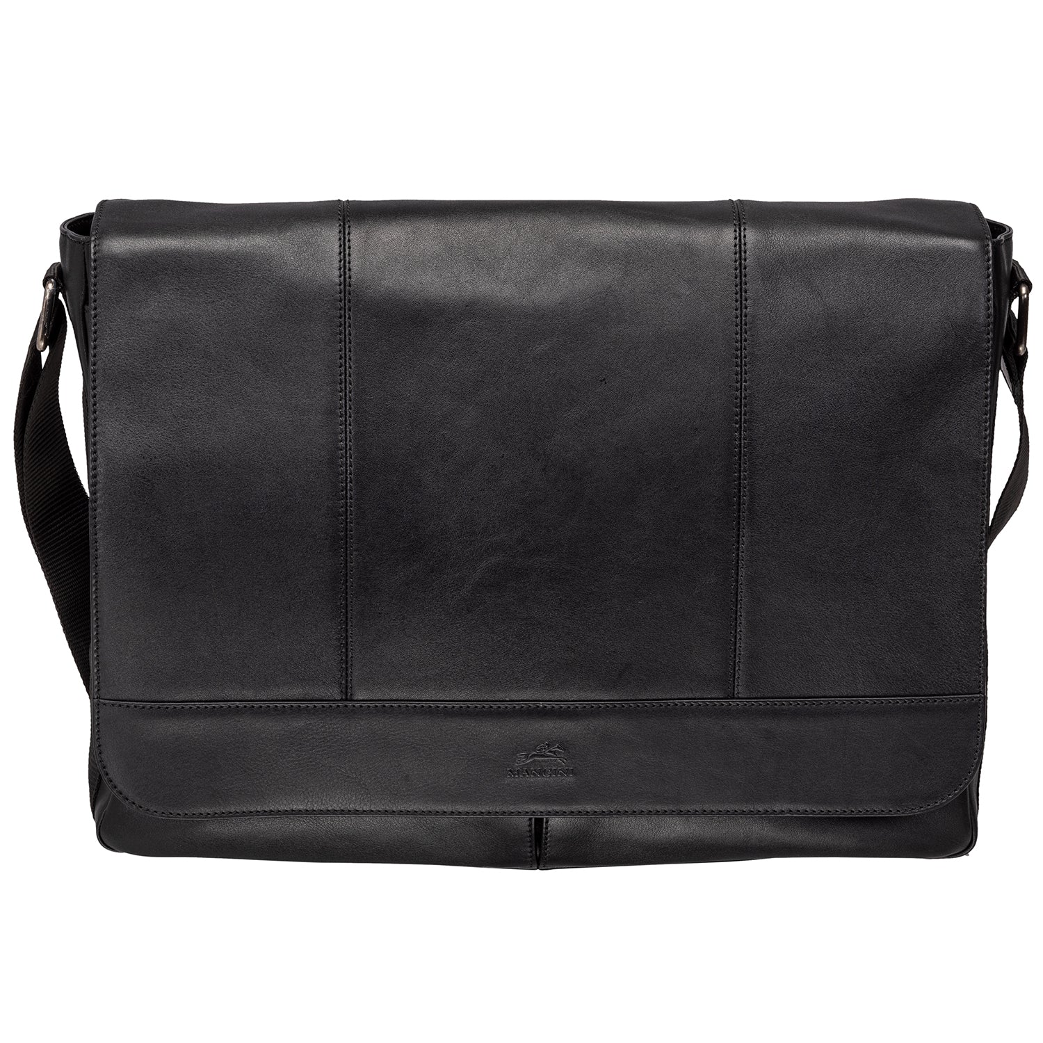Mancini Buffalo Leather Messenger Bag