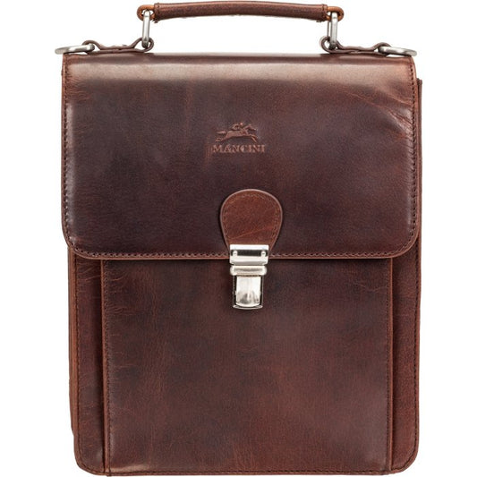 Mancini Buffalo Unisex Bag With Back Organiser