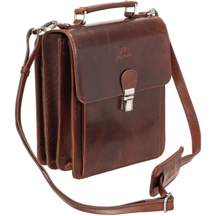 Mancini Buffalo Unisex Bag With Back Organiser