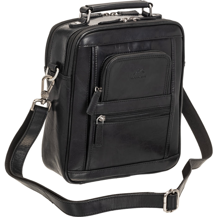 Mancini Buffalo Double Compartment Unisex Bag