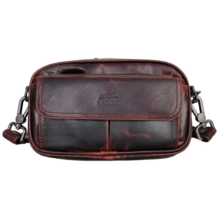 Mancini Buffalo Crossbody Unisex Bag