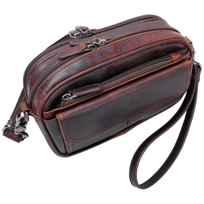 Mancini Buffalo Crossbody Unisex Bag