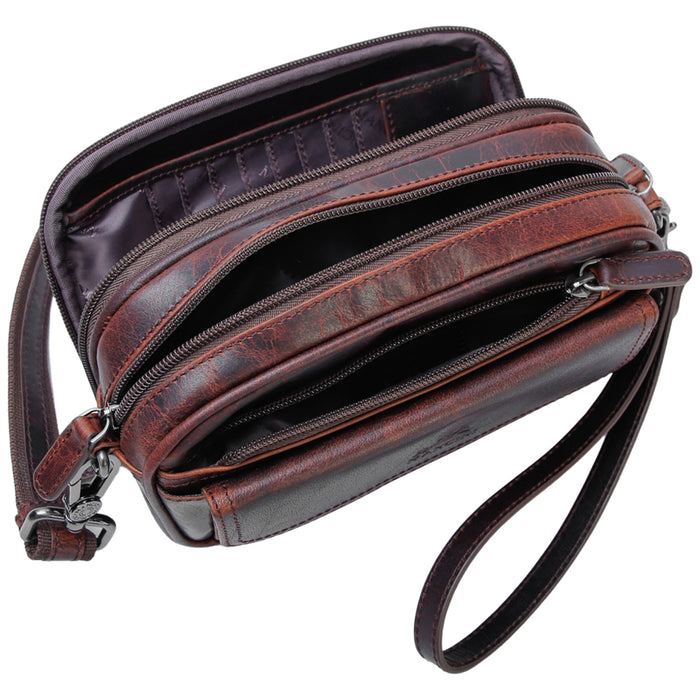 Mancini Buffalo Crossbody Unisex Bag