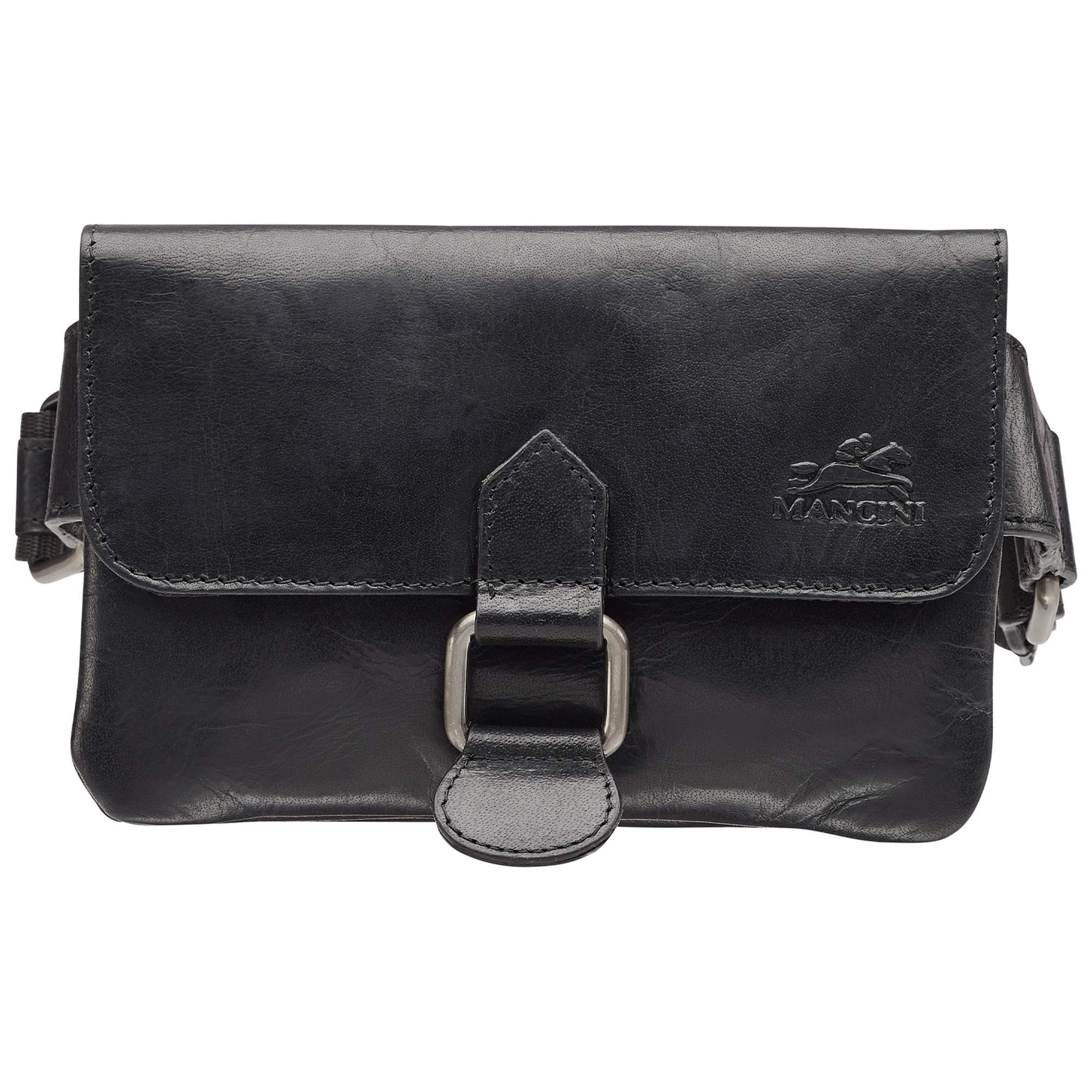 Mancini Buffalo Slim Waist Bag
