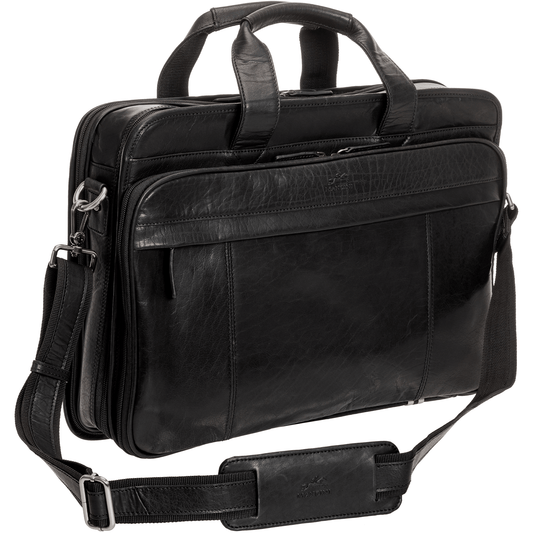 MANCINI BUFFALO DOUBLE COMPARTMENT BRIEFCASE (2010s Edition)